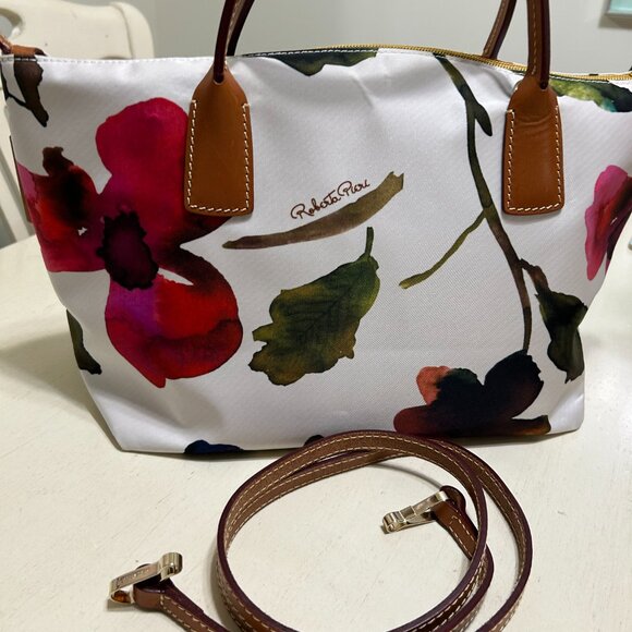 Dooney & Bourke For Roberto Pieri Print Fabric Handbag - Picture 4 of 4